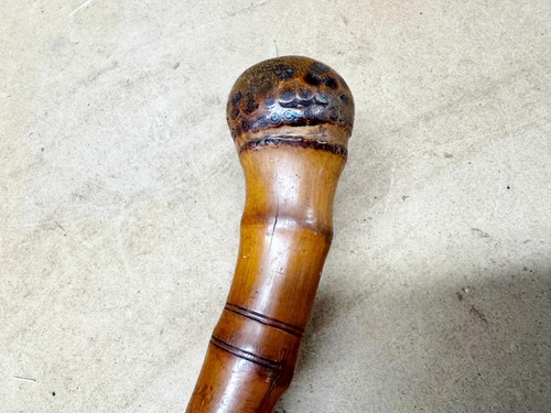 Antique chinese bamboo - chinese, walking