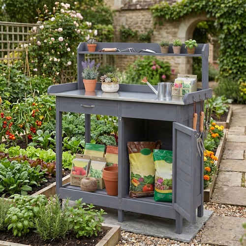 Garden potting workstation - garden,