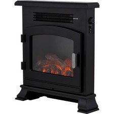 BeModern 133744 Banbury Log Effect Electric Fire Anthracite