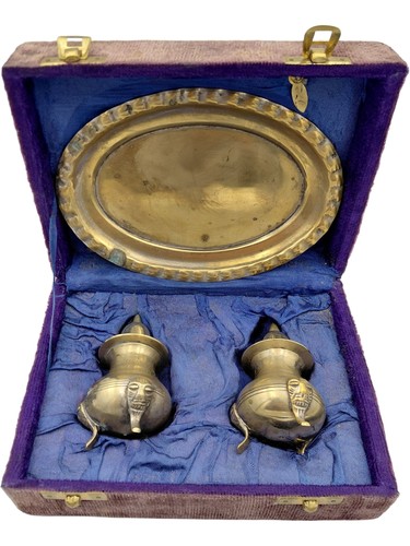 Brass pooja set hindu - pooja, ritual