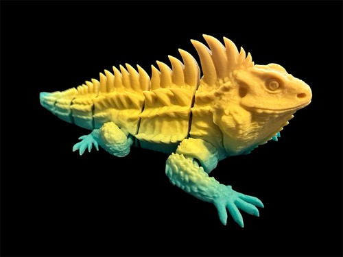 Large iguana d printed - large,