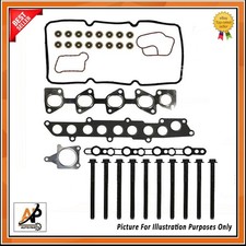 FITS I30 I40 TUCSON 1.6 CRDI D4FE DIESEL ENGINE HEAD SET + HEAD BOLT SET