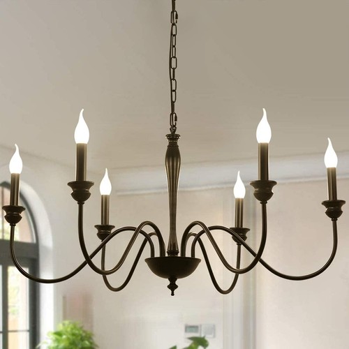 Black farmhouse candle - black,