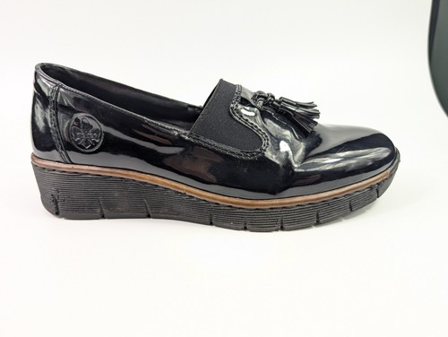 Rieker black faux - black,