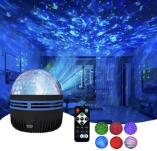 Calming Autism LED Light Sensory Toys Projector Multicolour Ocean Wave Lamp UK