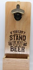 Wood Wall Mounted Beer Bottle