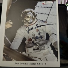 JACK LOUSMA Skylab STS-3 signed NASA astronaut Kennedy Space Center Data Photo