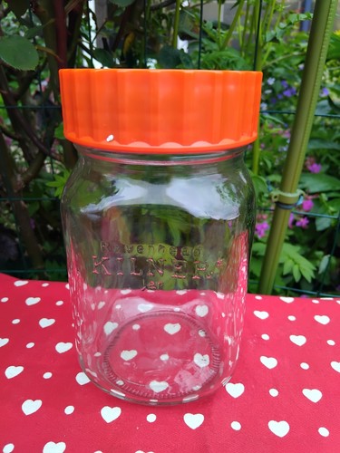 Kilner ravenhead jar orange - ravenhead,