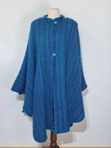 Dramatic mohair cape coat - coat, art