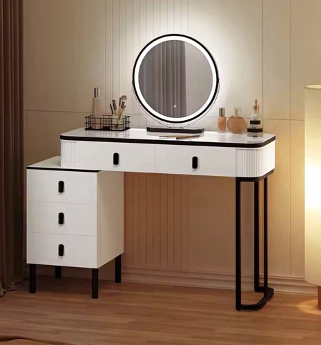 White dressing table - white,