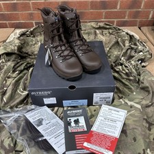 Altberg Defender Combat Hiking Boots Brown UK Size 7 Medium New In Box