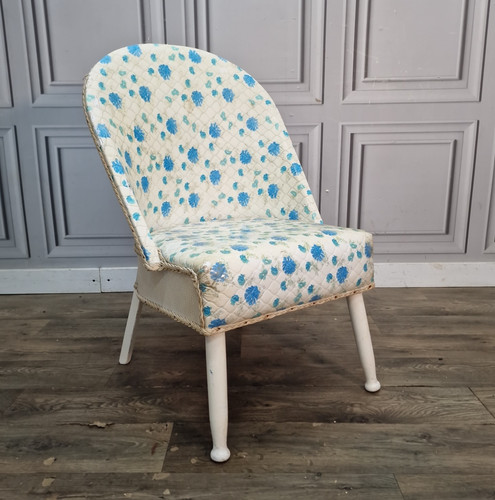 Vintage cocktail chair blue - chair,