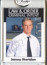 -Law & Order: Criminal Intent- Jamey Sheridan Signed/Autograph/Auto TV Card