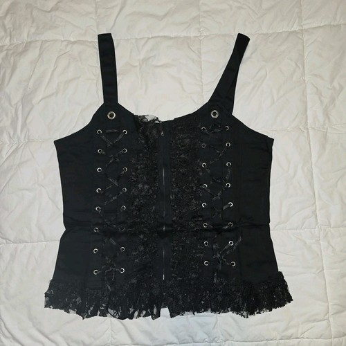 Dead threads goth corset top - goth,