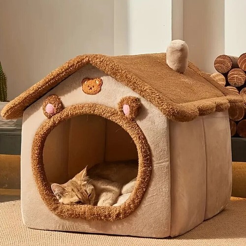 Warm fleece igloo - warm, pet