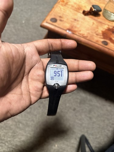 Polar ft2 black heart - black, rate