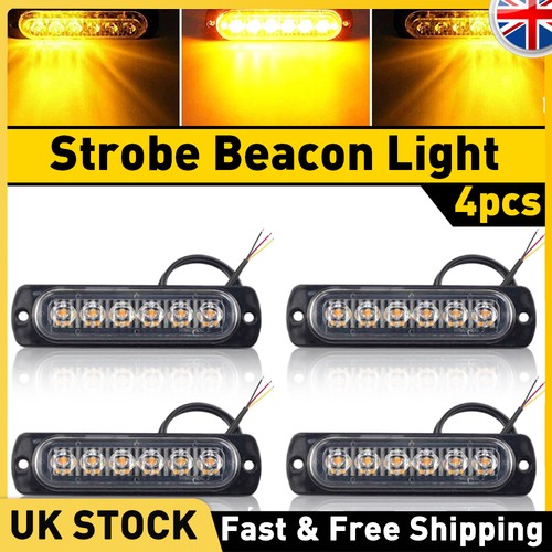 4pcs 6led strobe - 4pcs, bar