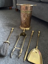 Brass Fireplace Companion Set