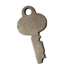 Vintage Durabilt Steel Locker Co Key Marked No 96DX44 Approx 1 7/8" Long 
