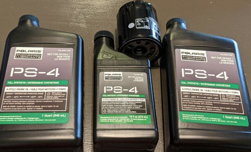 Oil change kit for polaris - oil, rzr
