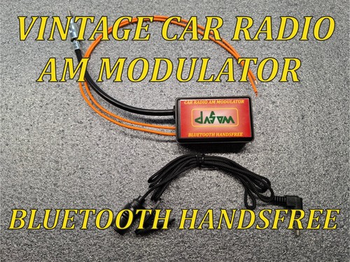 Vintage car radio modulator - vintage,