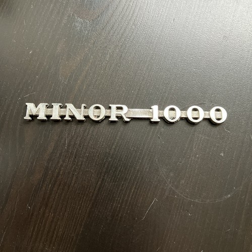 Morris minor 1000 badge - minor,
