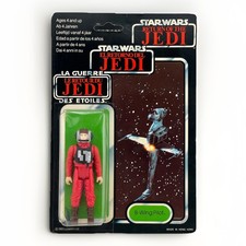 Vintage Star Wars Figure B-Wing Pilot MOC Palitoy Tri-Logo 70 Back UNPUNCHED