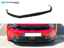 FRONT SPLITTER FOR OPEL/VAUXHALL CORSA F FACELIFT (2023-) ABS GLOSS BLACK