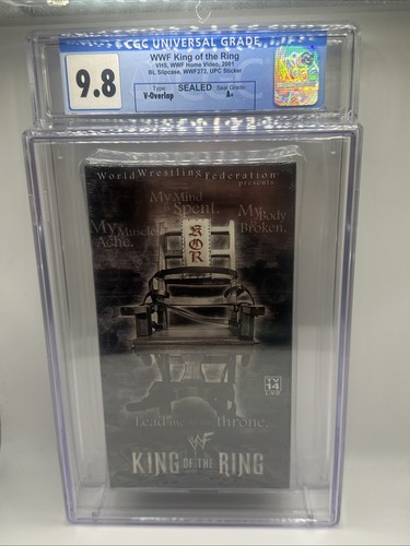 Cgc graded wwf king of - wwf,