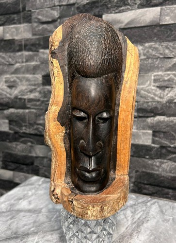Vintage hand carved african - vintage,