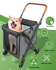 Folding Pet Stroller Dog