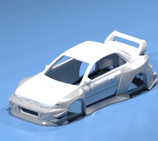 Body Kit For Hot Wheels Subaru