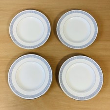 Set Of 4 Vintage Royal Worcester Chelsea 20 cm Side Plates 1971 Fine Bone China