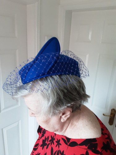 Royal blue fascinator for - royal,