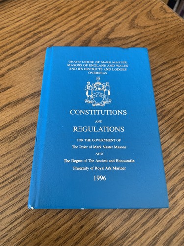 Masonic book constitution - book,