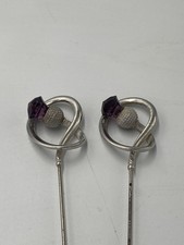 FABULOUS LARGE PAIR OF SILVER