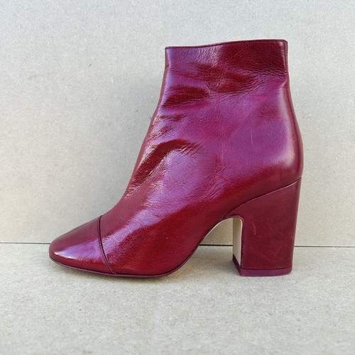 Zara ankle boots red womens - ankle,