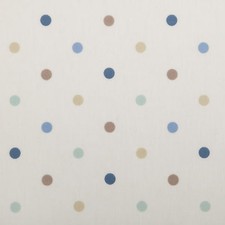 Duck Egg, Blue and Taupe Polka