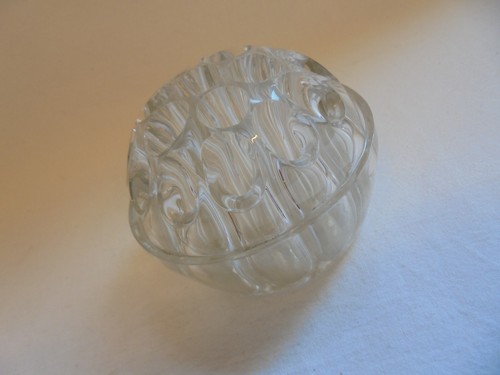 Vintage hole clear glass - clear,