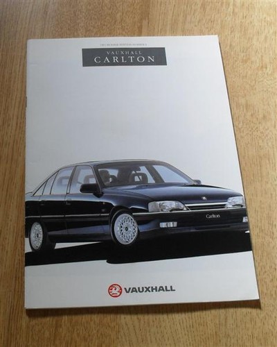 Vauxhall carlton brochure - vauxhall, 1991