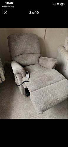 Sherborne grey fabric recliner - sherborne,