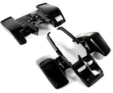 PLASTIC BODY SET BLACK YAMAHA BANSHEE YFZ 350 1987-2006 2GU-W2151-71-00