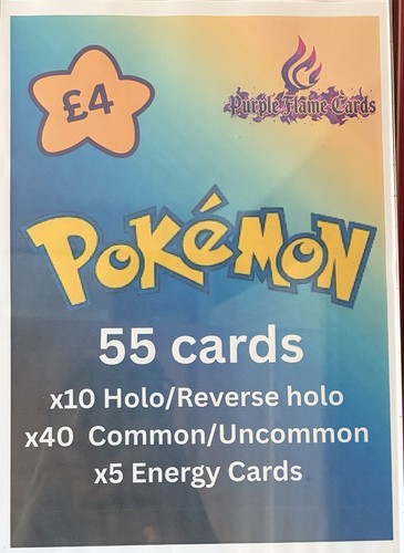 Pokémon mystery pack cards - pokémon, 55