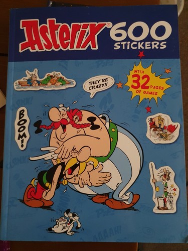 Asterix 600 stickers book - asterix,