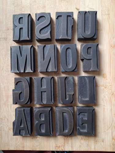 Vintage wooden letterpress - vintage,