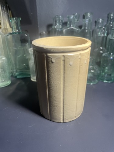 Vintage old cream stonewear - vintage,