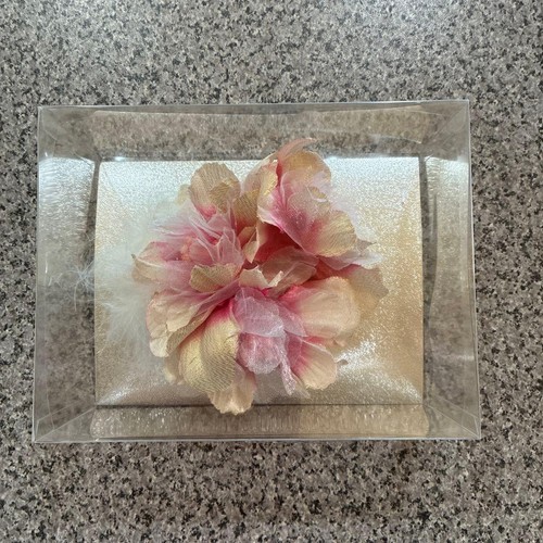 Pink flower hair clip set - , with