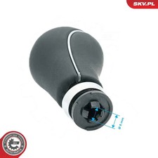 Gear lever knob chrome/black