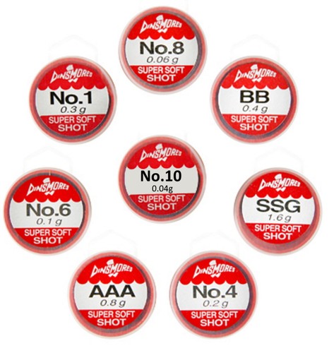 Split shot tubs - shot, refill