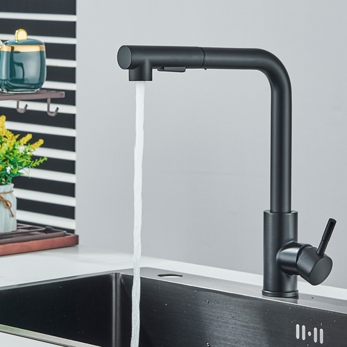 Matte black kitchen - kitchen, mixer
